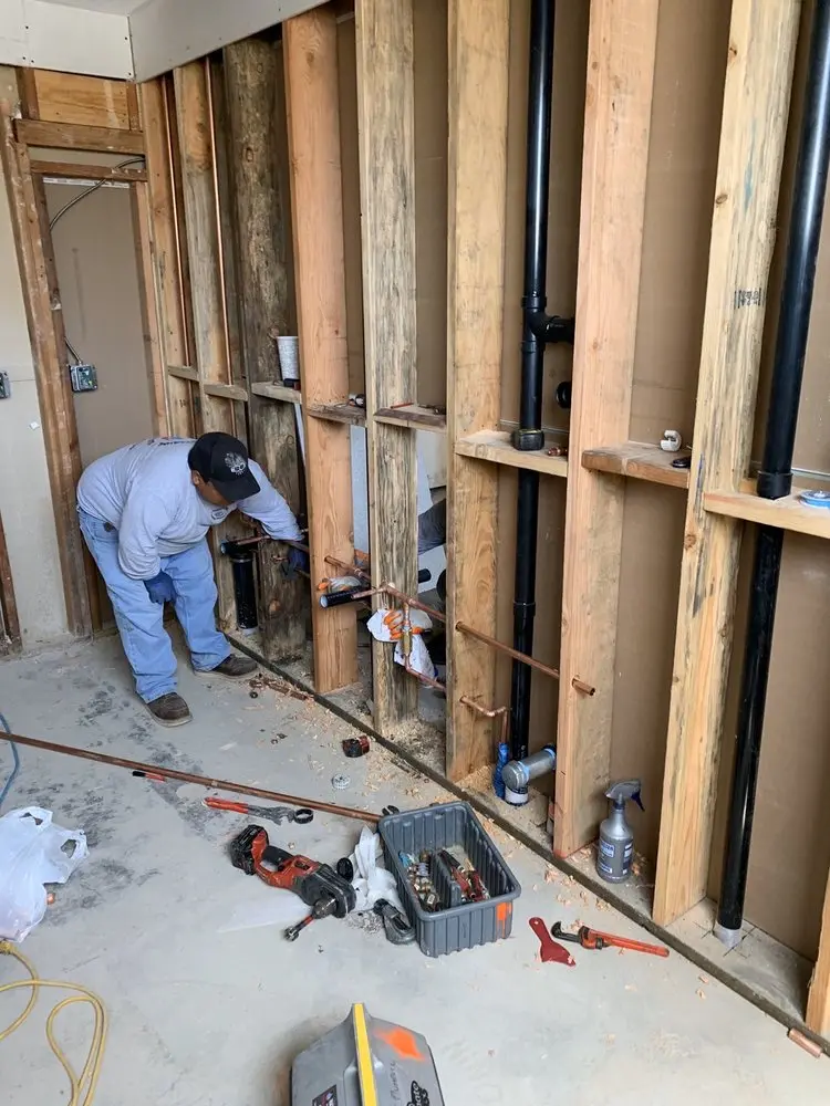 Commercial rough-in plumbing for Trenchless Sewer Repair in Clayton